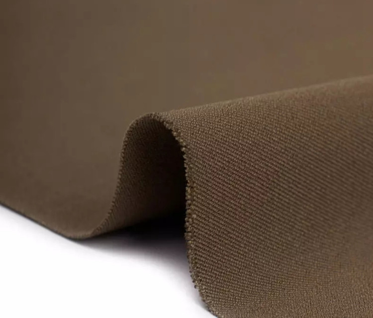 پارچه نخی کج راه قهوه ای