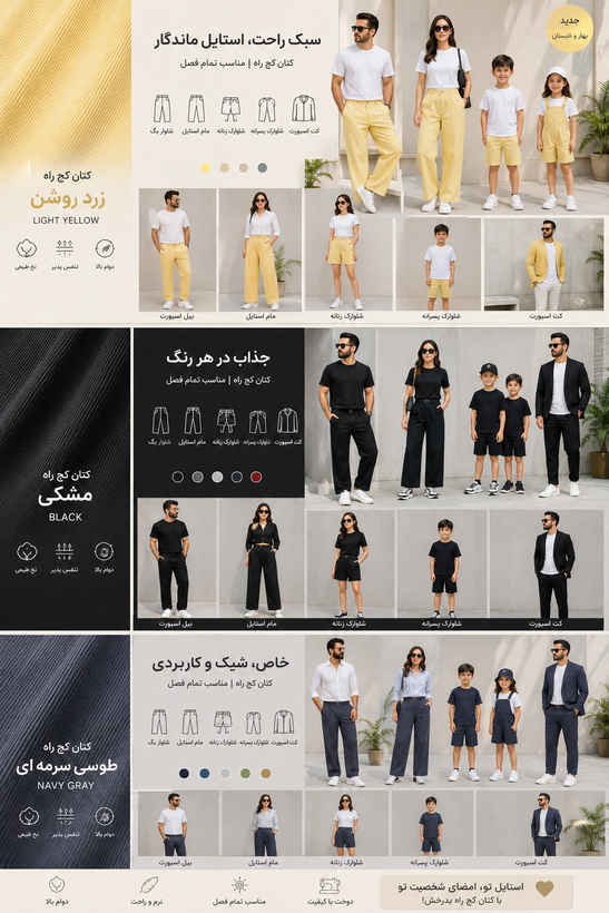 پارچه کتان کج راه عرض ۱۵۰ پارچه شاهان فروش مستقیم و بی واسطه